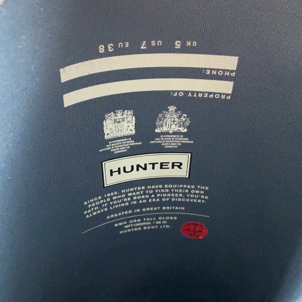 Gray Hunter Rain Boots - image 3